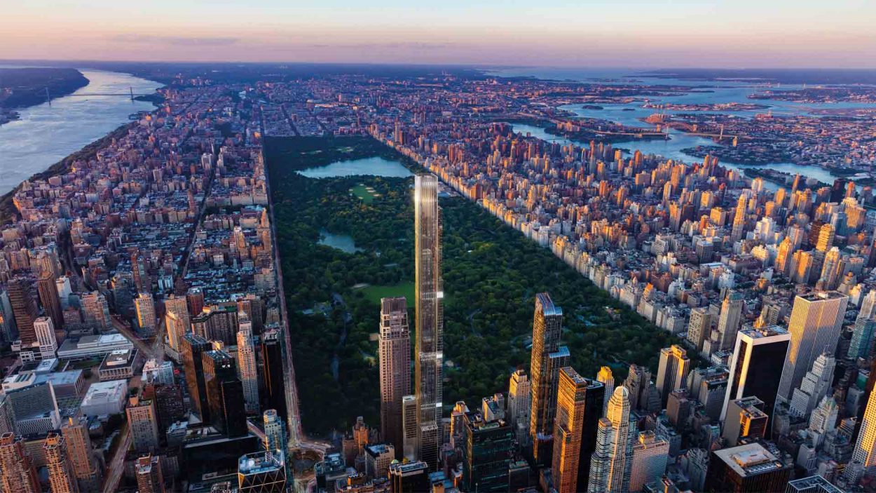 real estate marketing for central park tower - new york