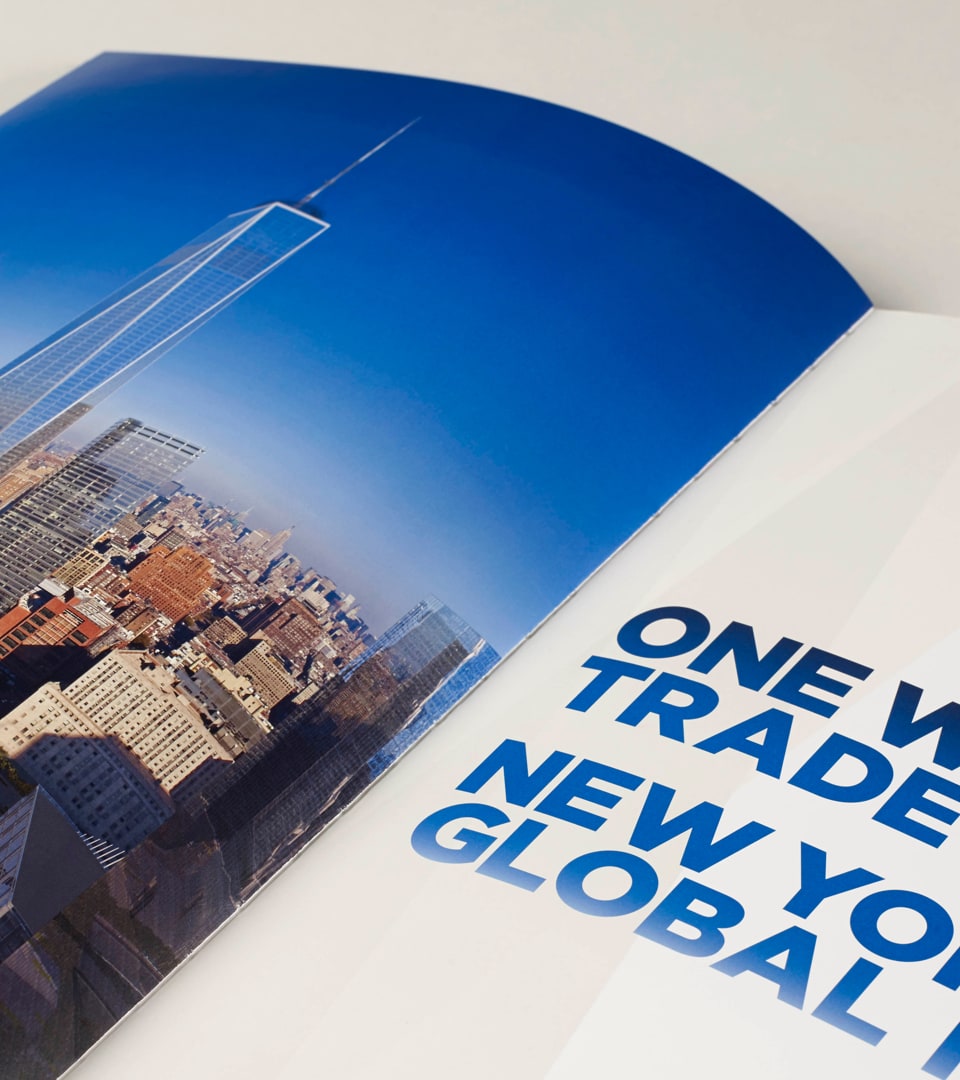 real estate branding for one world trade center New York - brochure 2