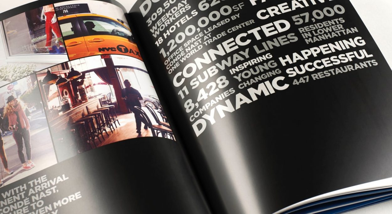 real estate branding for one world trade center New York - brochure 6