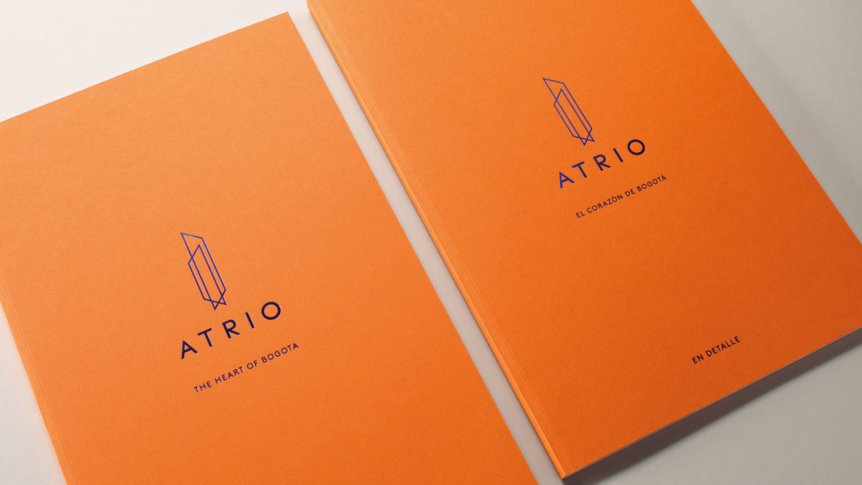 brochures for atrio, bogota | wordsearch real estate marketing